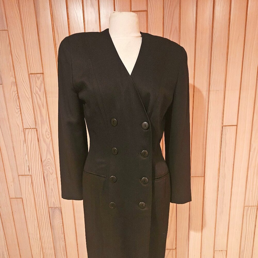 TAHARI DOUBLE BREASTED COAT DRESS